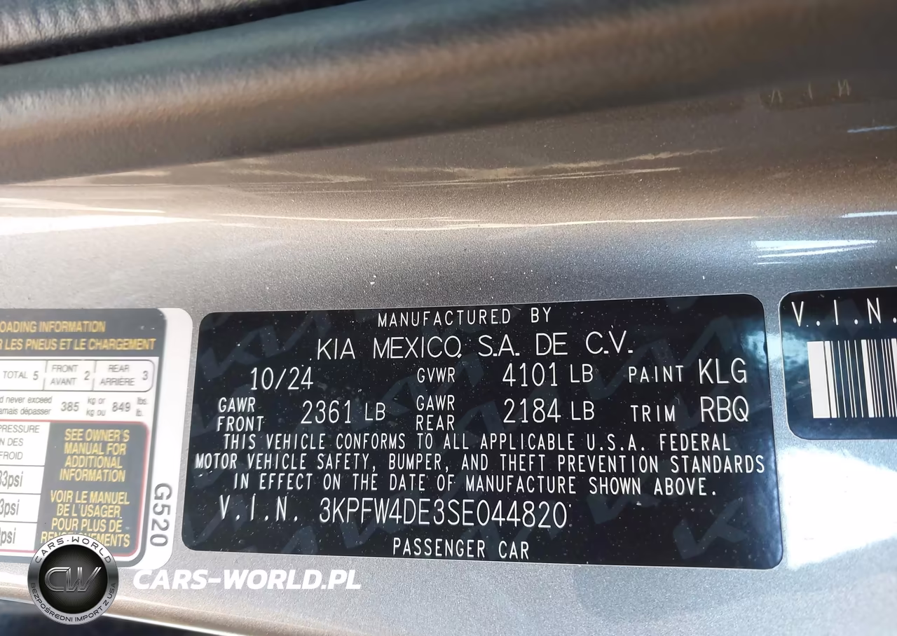 2025 Kia K4 Gt-Line VIN:3KPFW4DE3SE044820 - 9