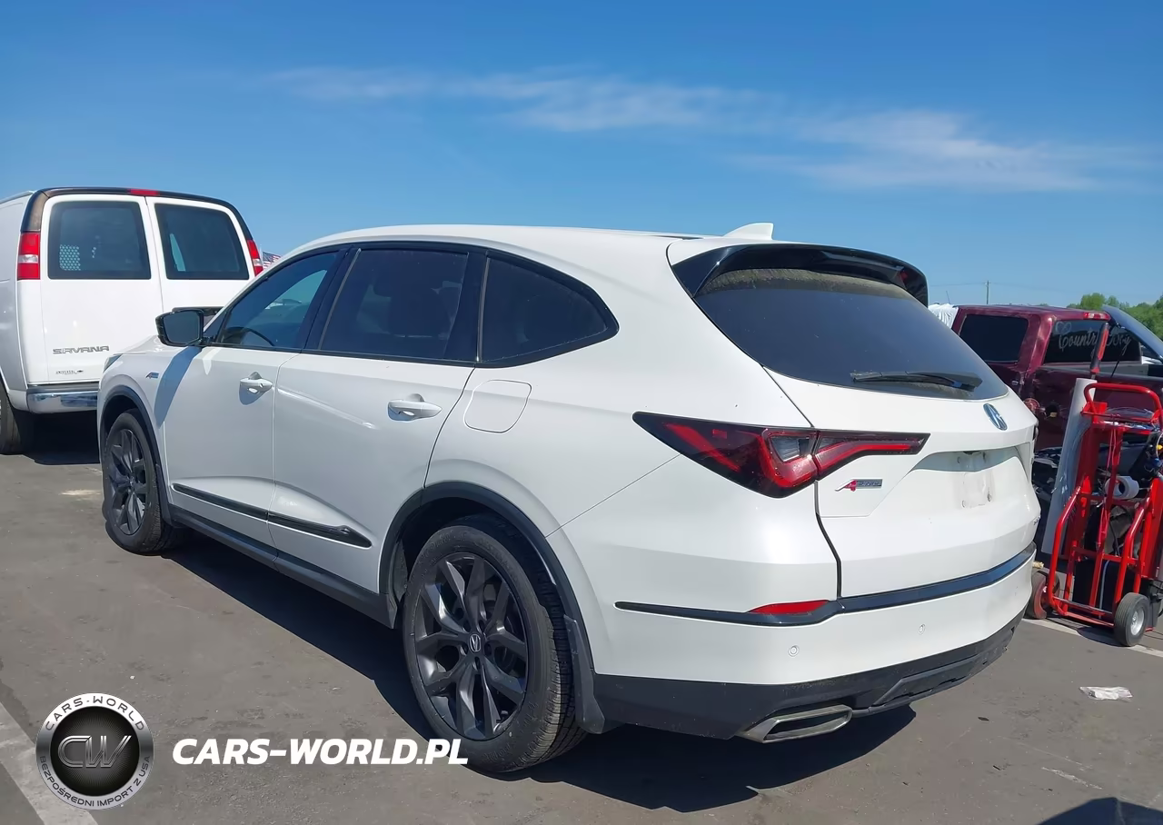 2022 Acura Mdx A-Spec Package VIN:5J8YE1H09NL002612 - 3