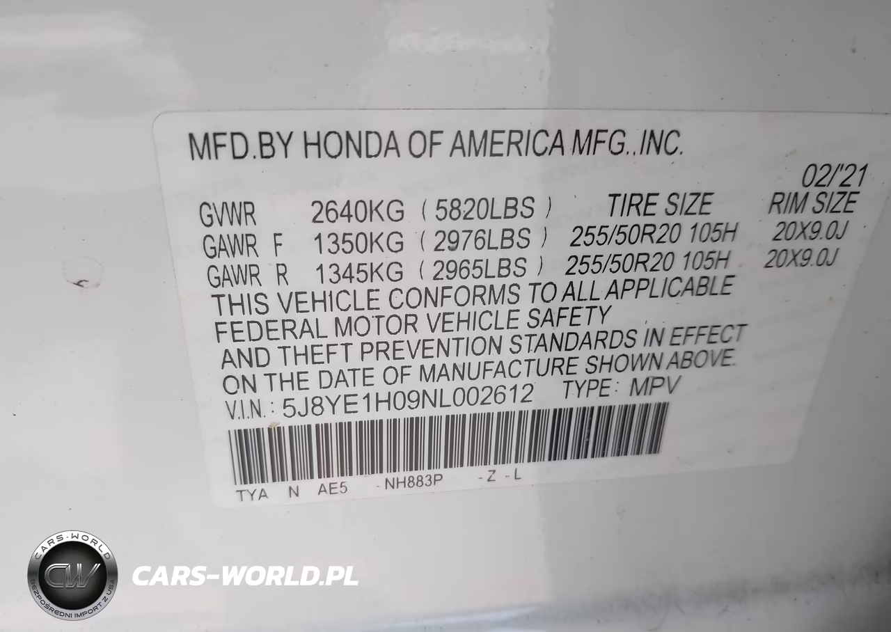 2022 Acura Mdx A-Spec Package VIN:5J8YE1H09NL002612 - 9