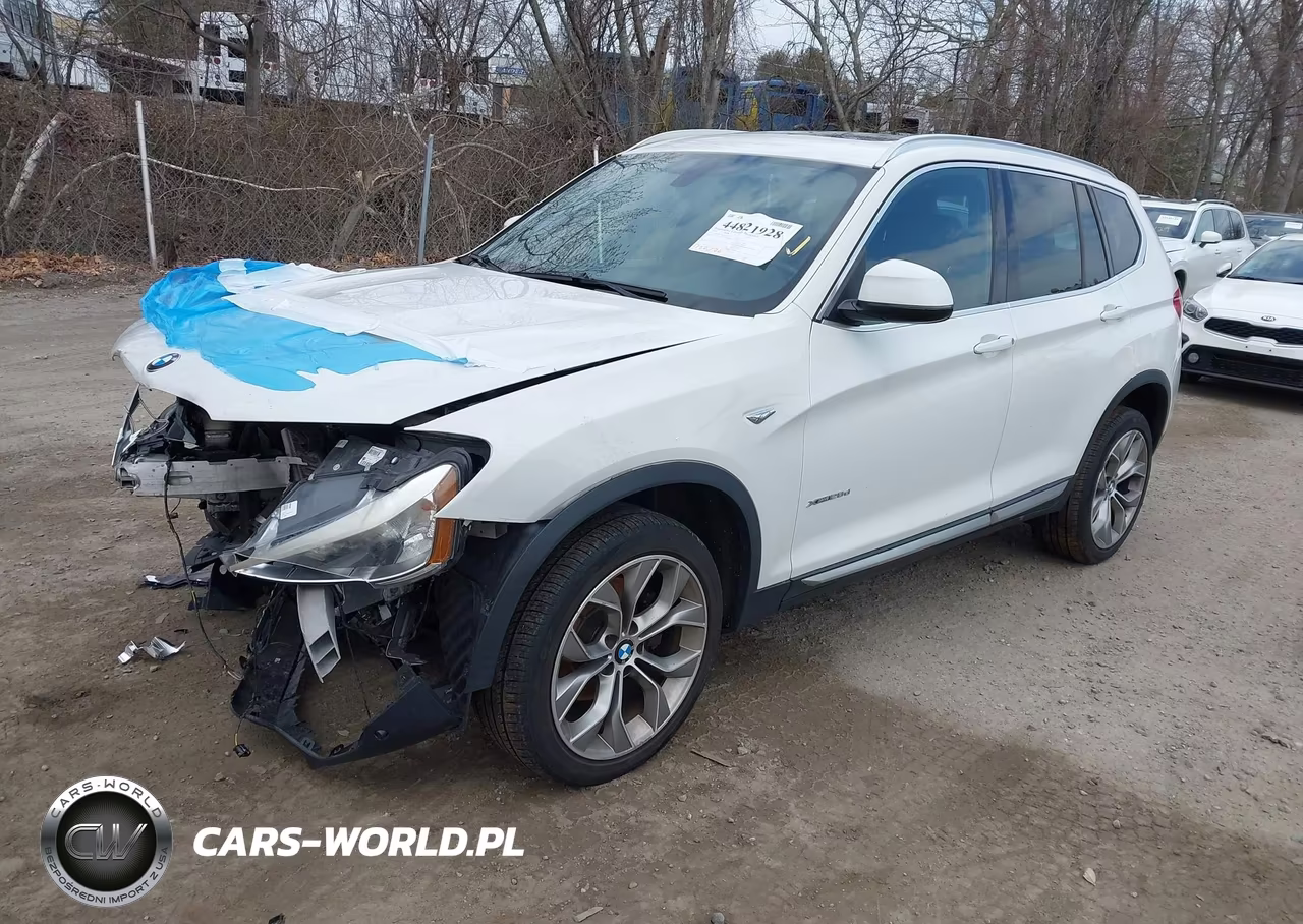 2016 BMW X3 xDrive28D VIN:5UXWY3C55G0N87395 - 2