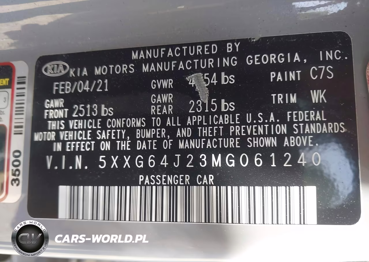2021 Kia K5 Gt-Line VIN:5XXG64J23MG061240 - 9
