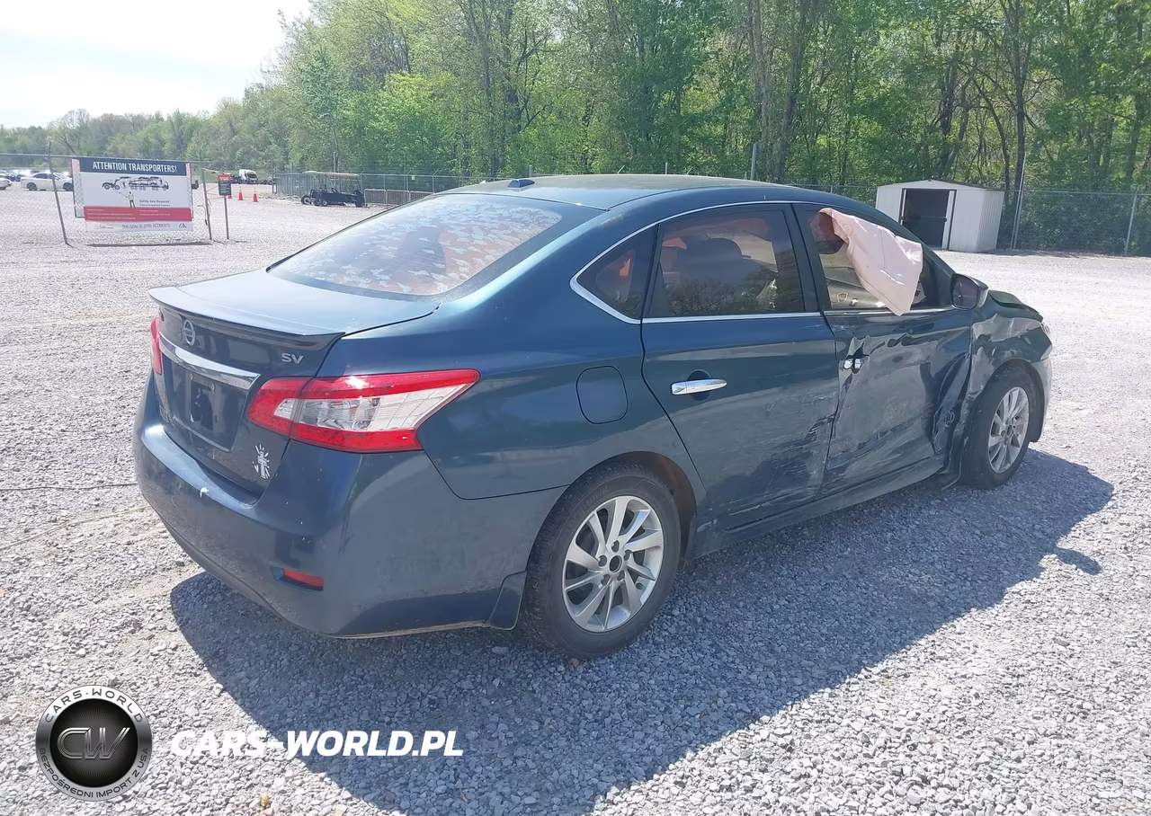 2015 Nissan Sentra Sv VIN:3N1AB7AP9FY295605 - 4