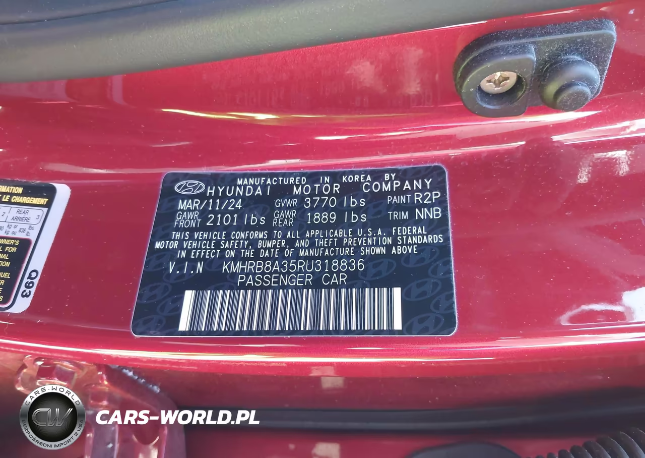 2024 Hyundai Venue Se VIN:KMHRB8A35RU318836 - 9