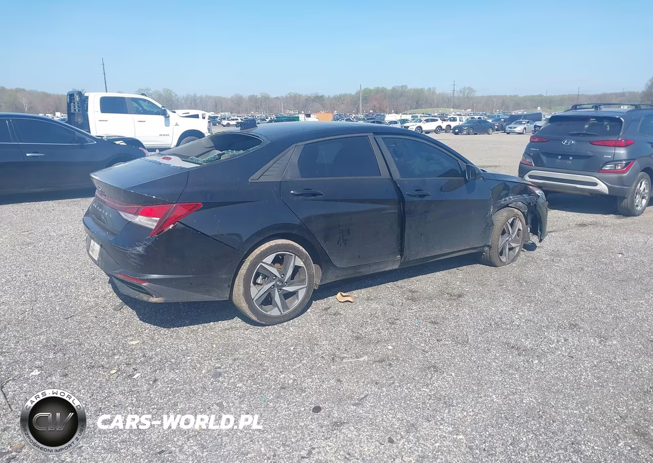 2023 Hyundai Elantra Sel VIN:KMHLS4AGXPU629418 - 4