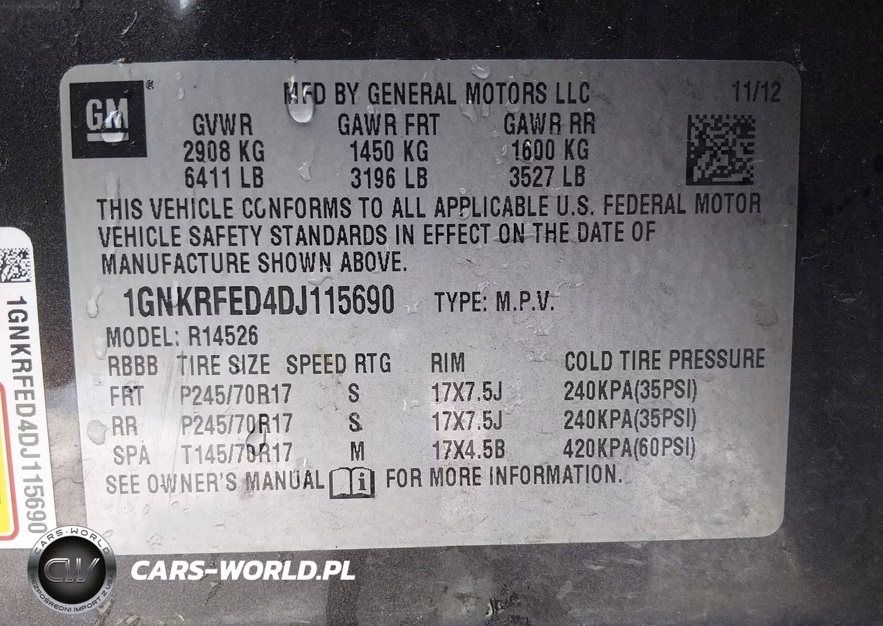 2013 Chevrolet Traverse Ls VIN:1GNKRFED4DJ115690 - 9