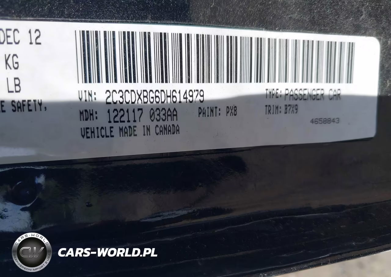 2013 Dodge Charger Se VIN:2C3CDXBG6DH614979 - 9