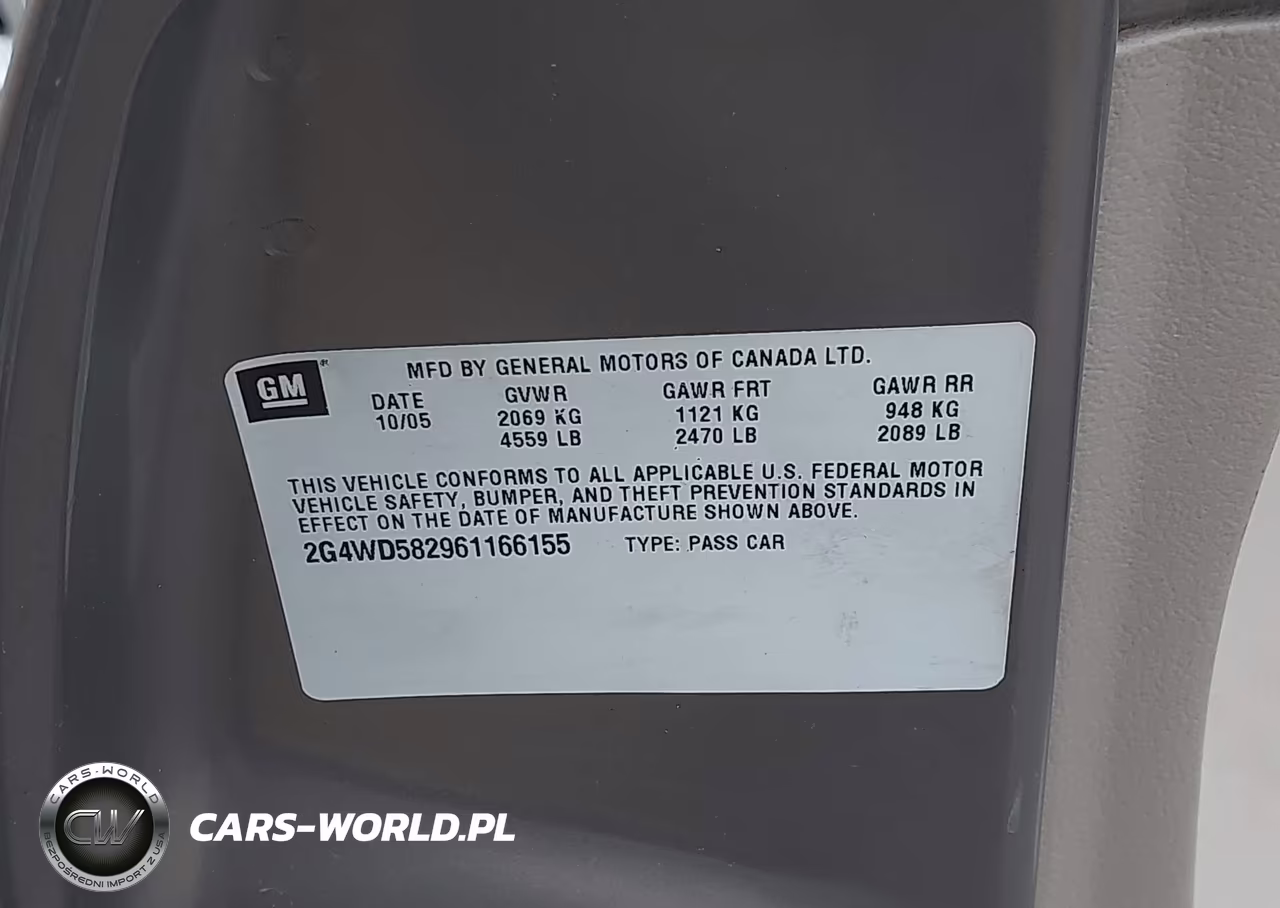 2006 Buick Lacrosse Cxl VIN:2G4WD582961166155 - 9