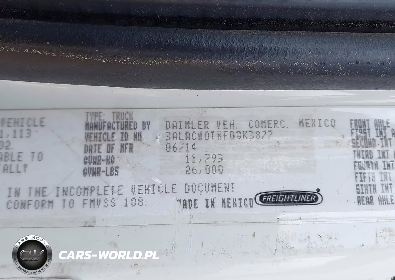 2015 Freightliner M2 106 Medium Duty VIN:3ALACWDTXFDGK3877 - 9