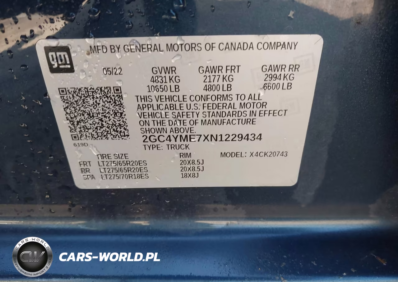 2022 Chevrolet Silverado 2500Hd 4Wd Standard Bed Custom VIN:2GC4YME7XN1229434 - 9