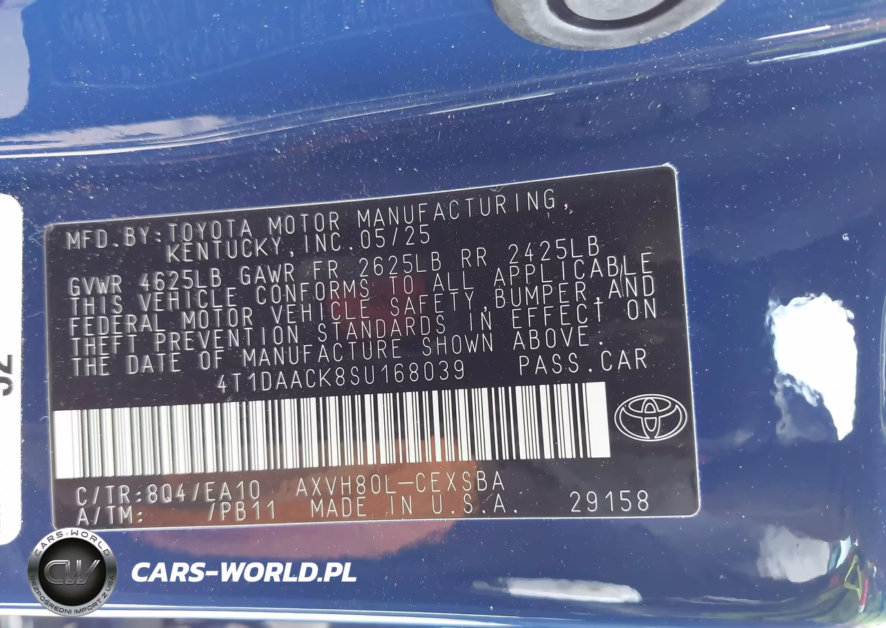2025 Toyota Camry Se VIN:4T1DAACK8SU168039 - 9