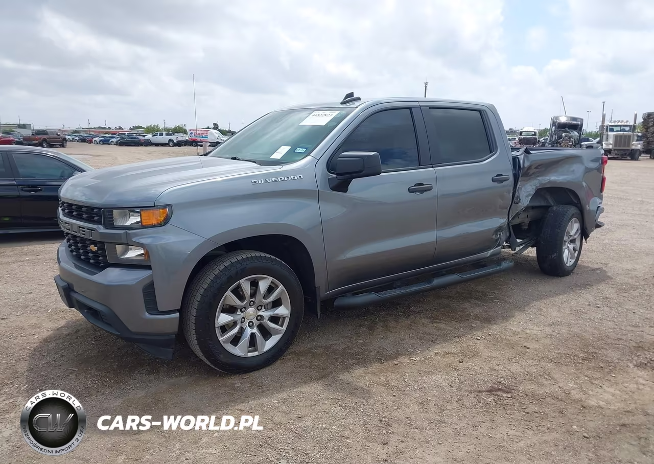 2020 Chevrolet Silverado 1500 2Wd Short Bed Custom VIN:3GCPWBEK7LG147175 - 2
