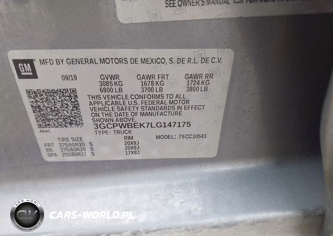 2020 Chevrolet Silverado 1500 2Wd Short Bed Custom VIN:3GCPWBEK7LG147175 - 9