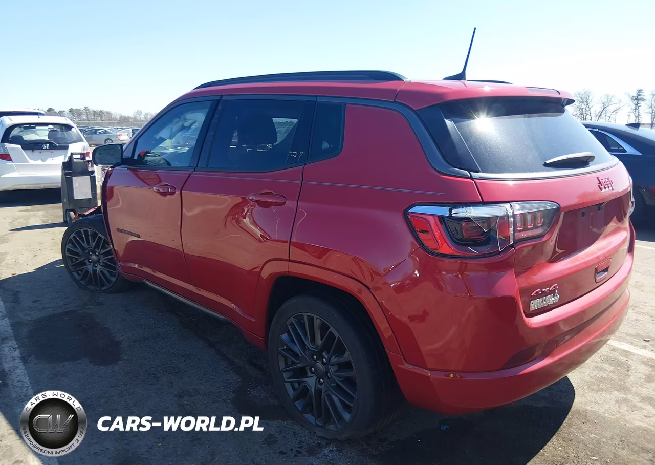 2022 Jeep Compass (Red) Edition 4X4 VIN:3C4NJDCBXNT184347 - 3