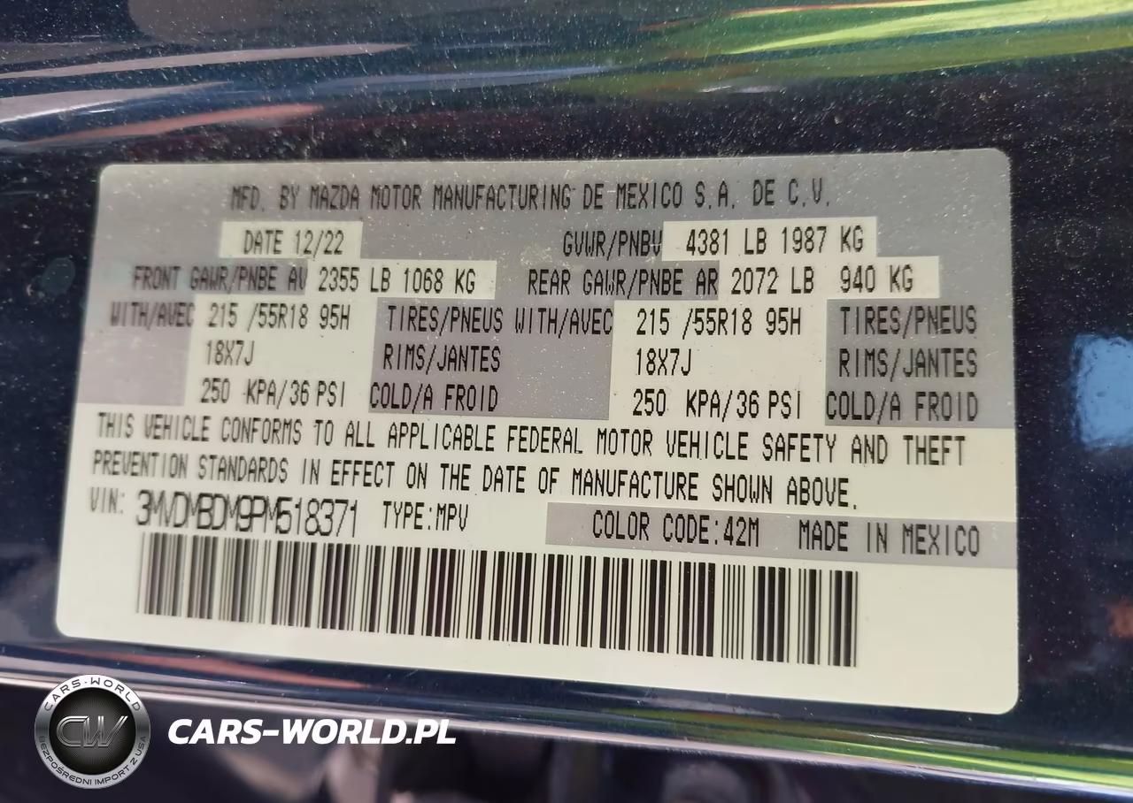 2023 Mazda Cx-30 2.5 S Premium VIN:3MVDMBDM9PM518371 - 9