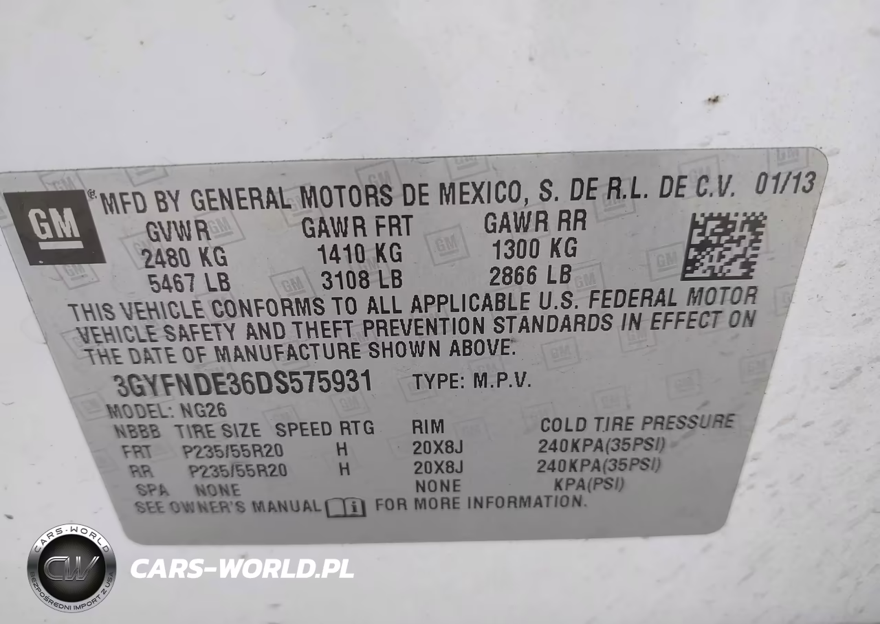 2013 Cadillac Srx Performance Collection VIN:3GYFNDE36DS575931 - 9
