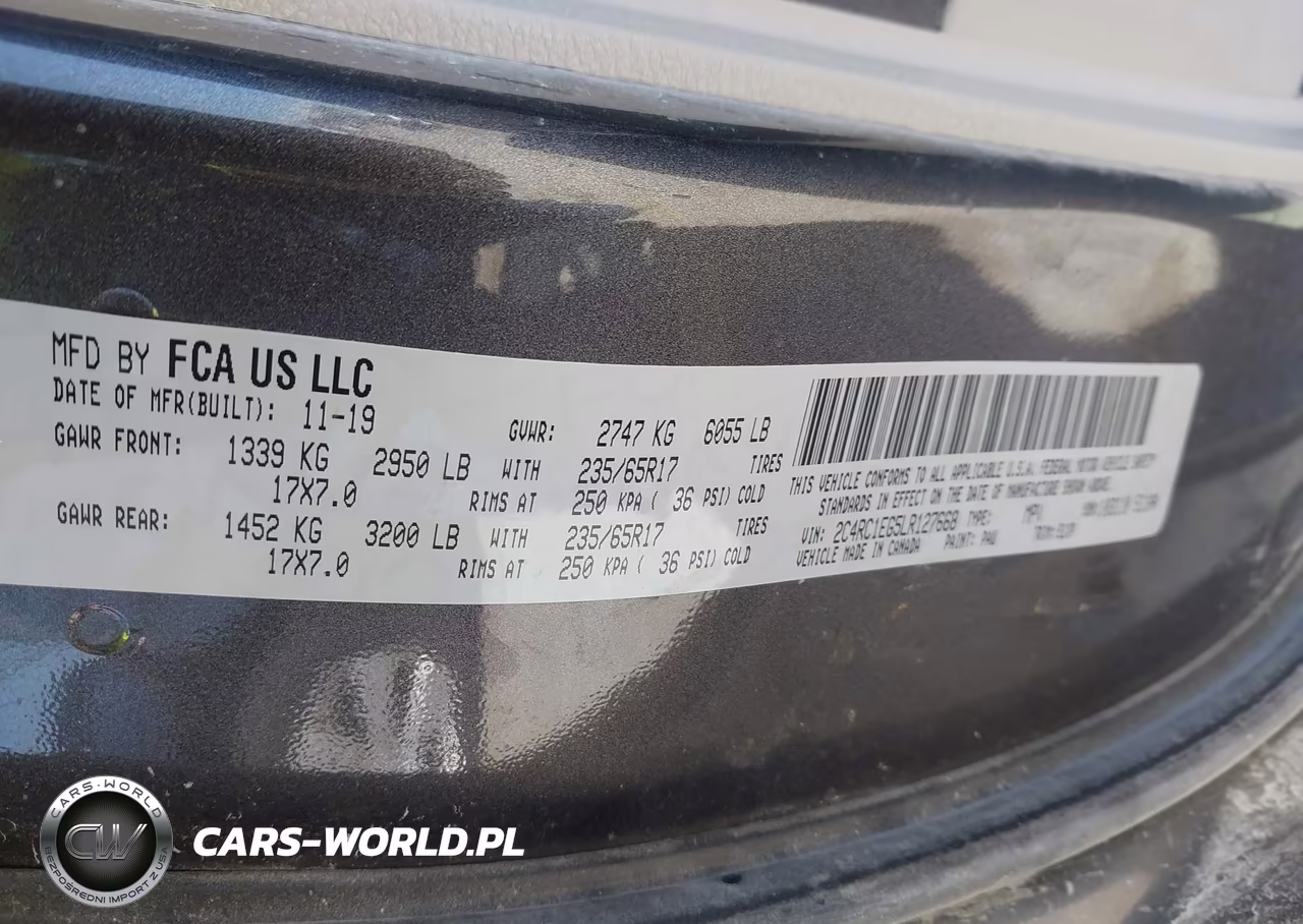 2020 Chrysler Pacifica Touring L Plus VIN:2C4RC1EG5LR127668 - 9