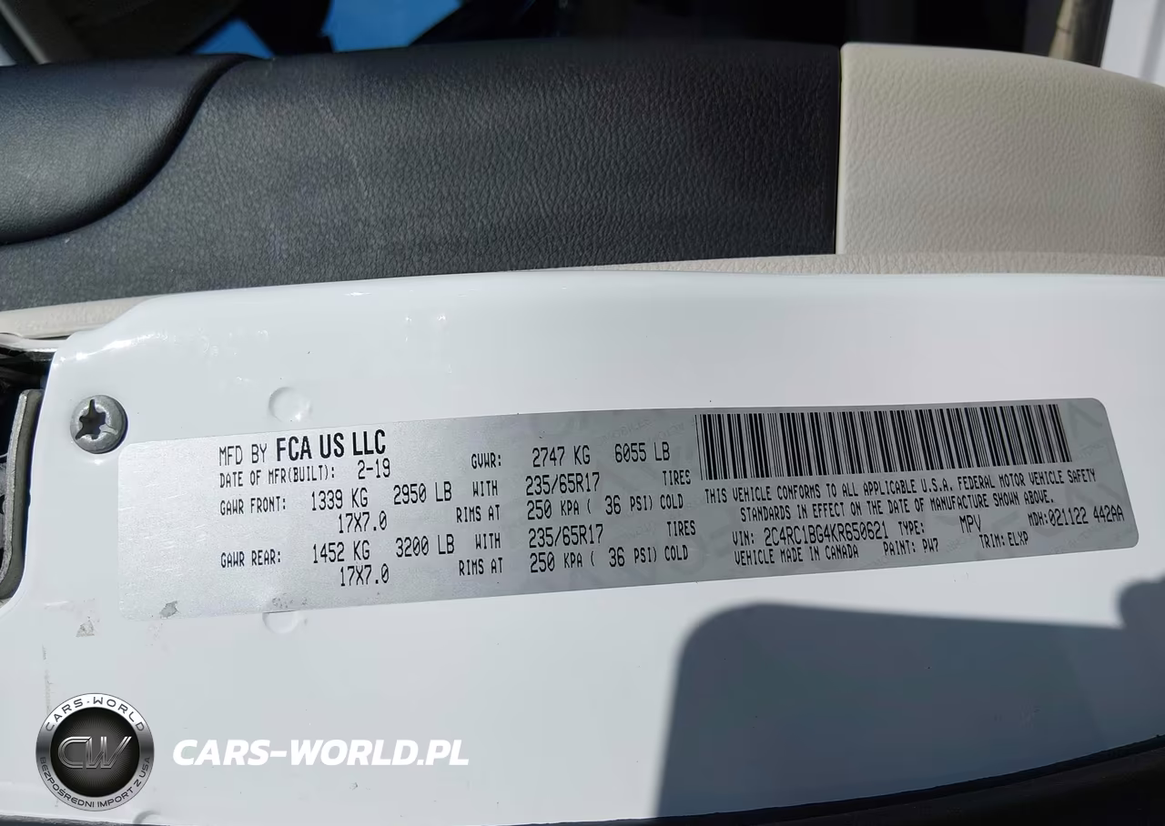 2019 Chrysler Pacifica Touring L VIN:2C4RC1BG4KR650621 - 9