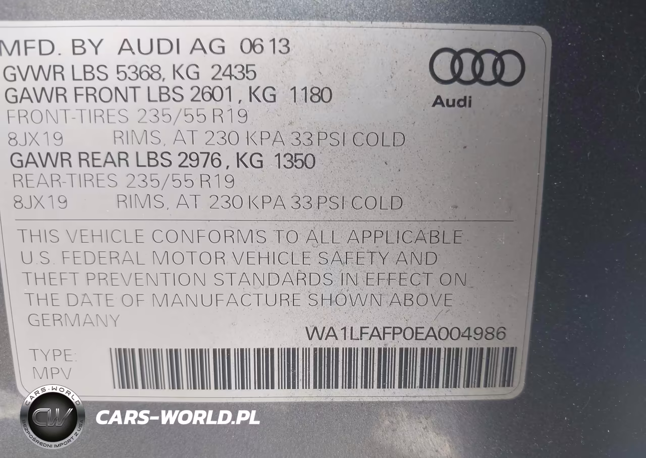 2014 Audi Q5 2.0T Premium VIN:WA1LFAFP0EA004986 - 9