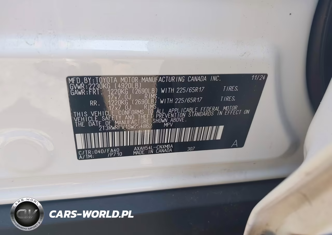 2025 Toyota Rav4 Hybrid Xle VIN:2T3RWRFV1SW254862 - 9