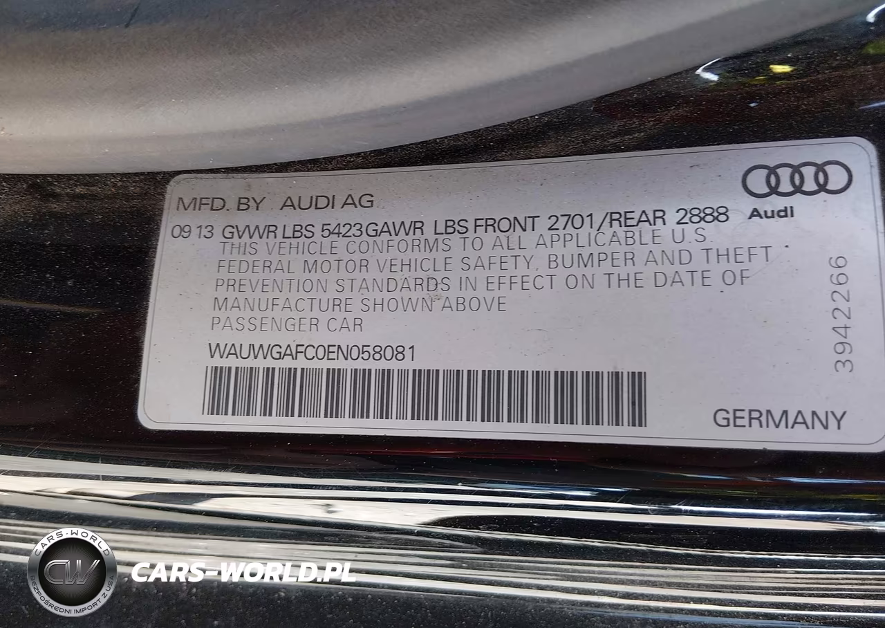 2014 Audi A7 3.0T Premium Plus VIN:WAUWGAFC0EN058081 - 9