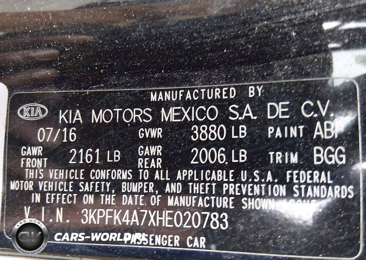2017 Kia Forte Lx VIN:3KPFK4A7XHE020783 - 9
