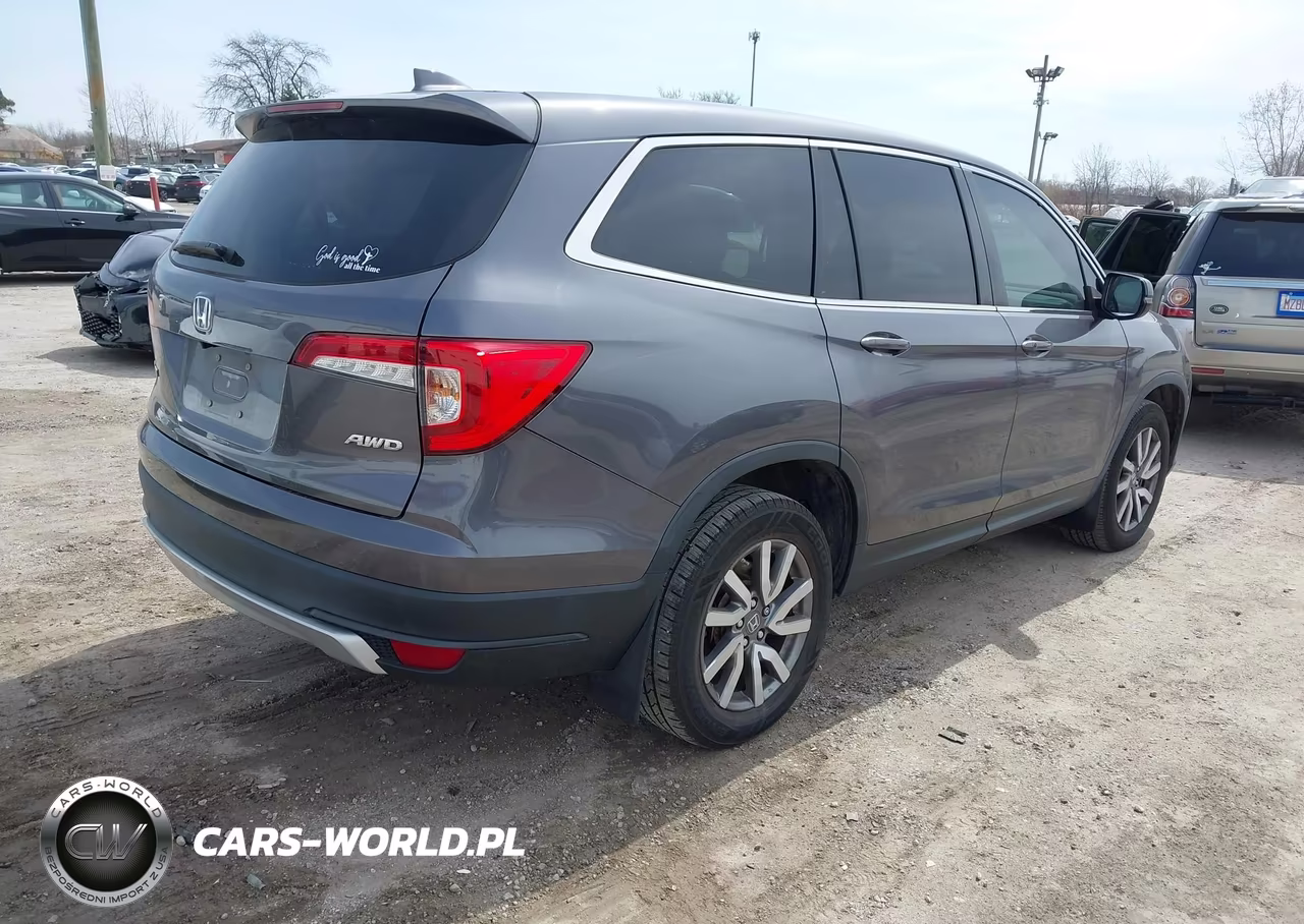 2019 Honda Pilot Ex-L VIN:5FNYF6H42KB028303 - 4