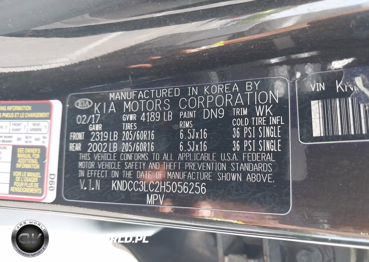 2017 Kia Niro Ex VIN:KNDCC3LC2H5056256 - 9