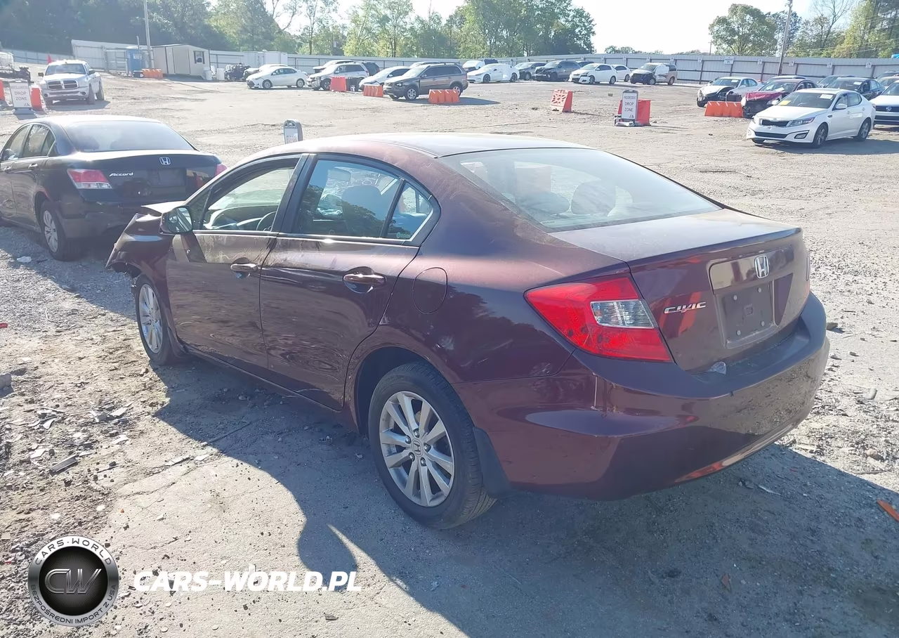 2012 Honda Civic Ex VIN:19XFB2F81CE103162 - 3
