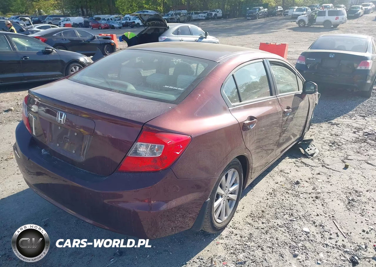 2012 Honda Civic Ex VIN:19XFB2F81CE103162 - 4