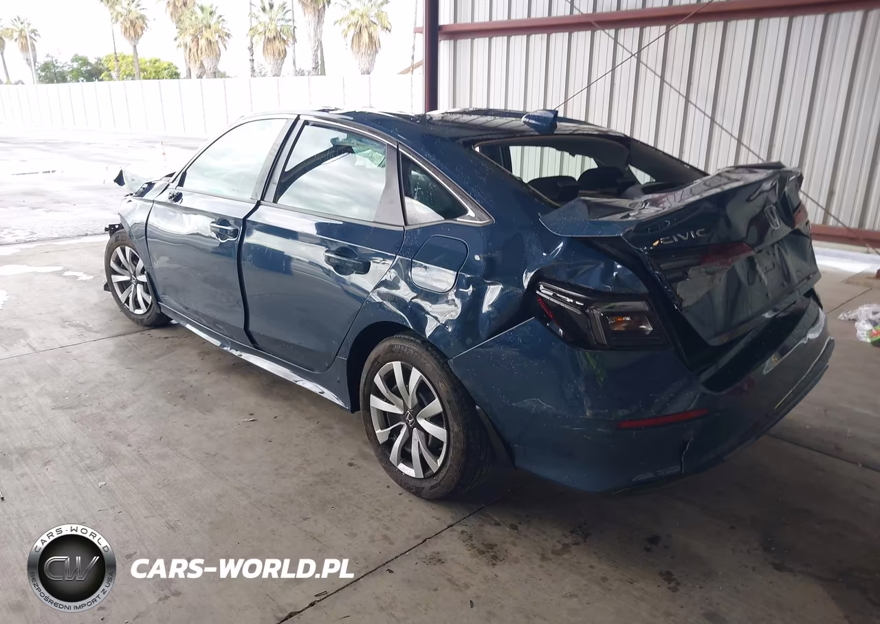 2025 Honda Civic Lx VIN:2HGFE2F22SH541731 - 3
