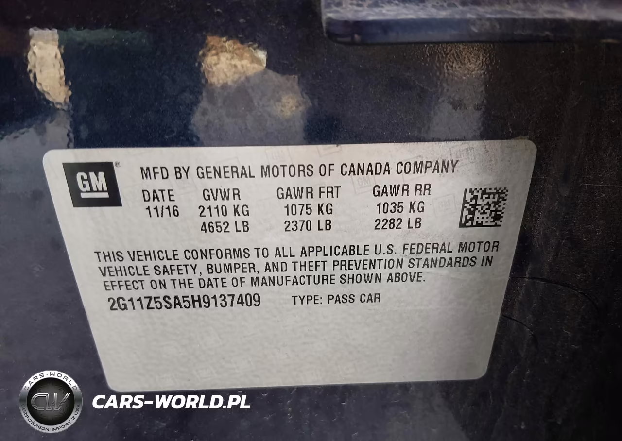 2017 Chevrolet Impala Ls VIN:2G11Z5SA5H9137409 - 9