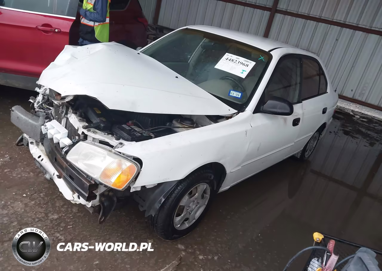 2001 Hyundai Accent Gl VIN:KMHCG45C41U248406 - 2