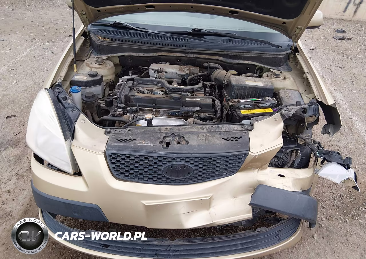 2007 Kia Rio Lx VIN:KNADE123076201062 - 10
