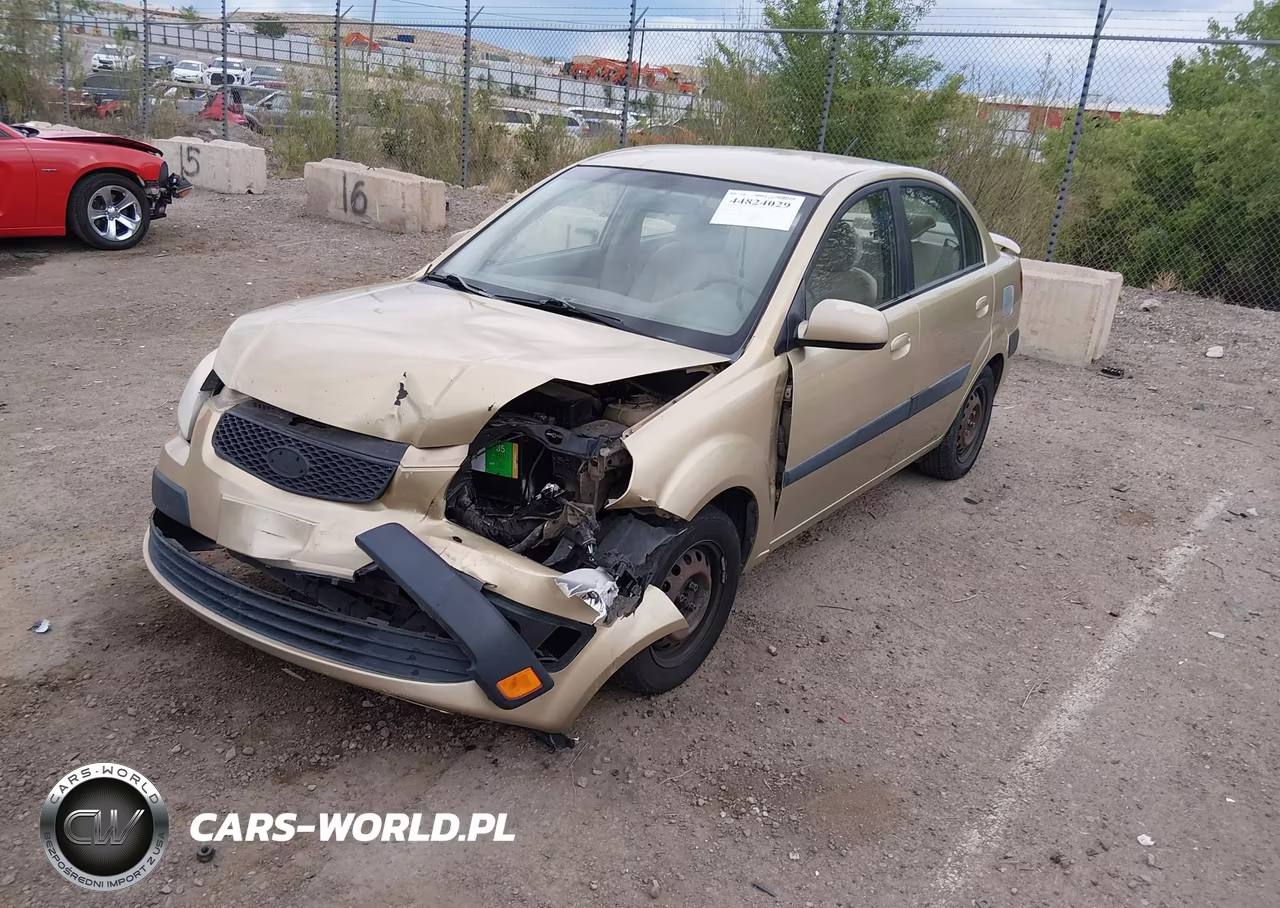 2007 Kia Rio Lx VIN:KNADE123076201062 - 2