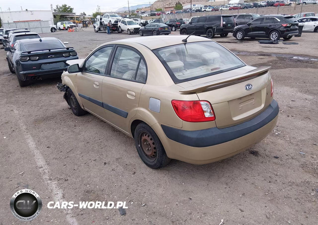 2007 Kia Rio Lx VIN:KNADE123076201062 - 3