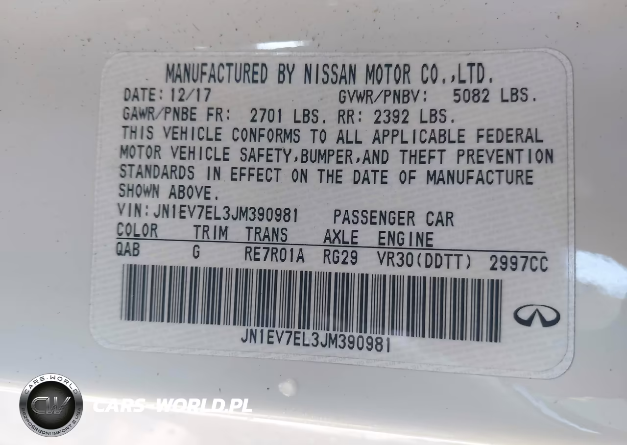 2018 Infiniti Q60 3.0T Luxe VIN:JN1EV7EL3JM390981 - 9