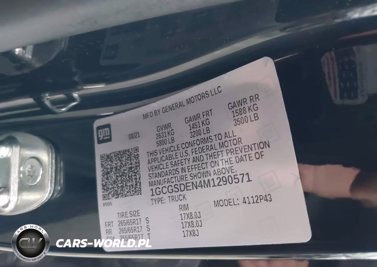 2021 Chevrolet Colorado 2Wd Short Box Z71 VIN:1GCGSDEN4M1290571 - 9