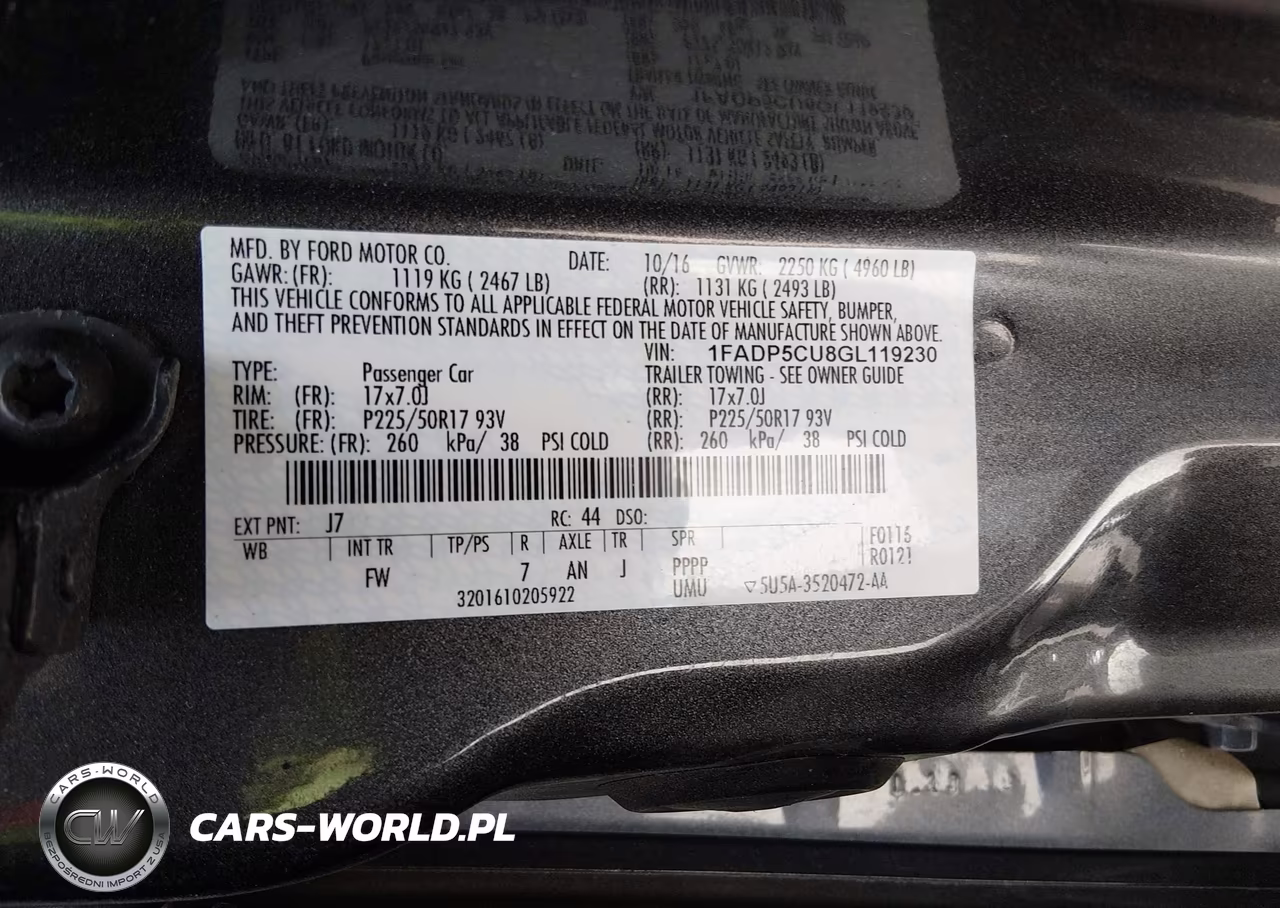 2016 Ford C-Max Energi Sel VIN:1FADP5CU8GL119230 - 9