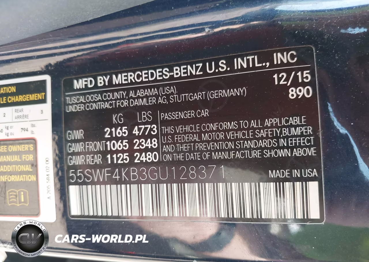 2016 Mercedes-Benz C 300 4Matic VIN:55SWF4KB3GU128371 - 9