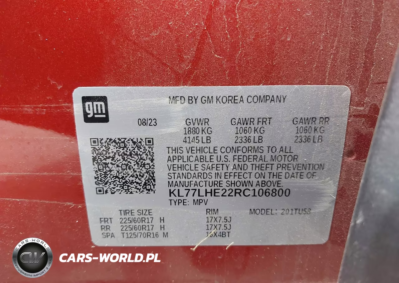 2024 Chevrolet Trax Fwd Lt VIN:KL77LHE22RC106800 - 9
