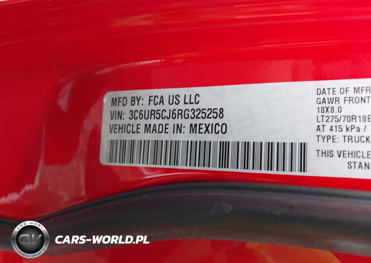 2024 Ram 2500 Tradesman 4X4 6'4 Box VIN:3C6UR5CJ6RG325258 - 9