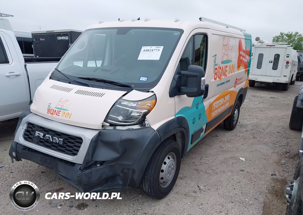2019 Ram Promaster 1500 Low Roof 136 Wb VIN:3C6TRVAG8KE511128 - 2