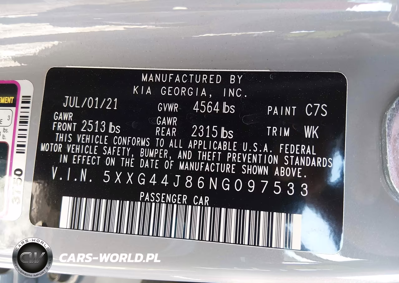 2022 Kia K5 Gt VIN:5XXG44J86NG097533 - 9