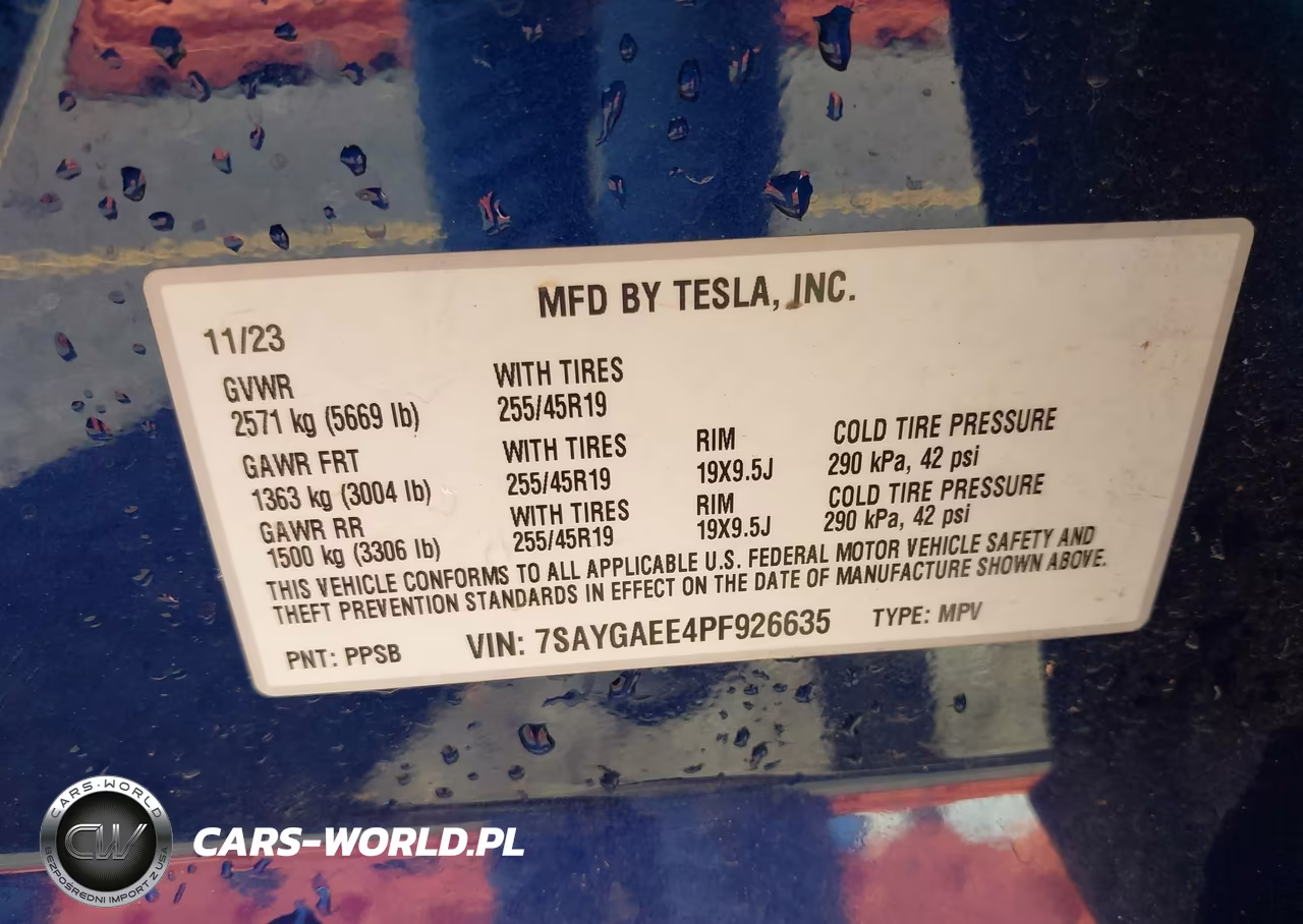 2023 Tesla Model Y Awd-Long Range Dual Motor All-Wheel Drive VIN:7SAYGAEE4PF926635 - 8