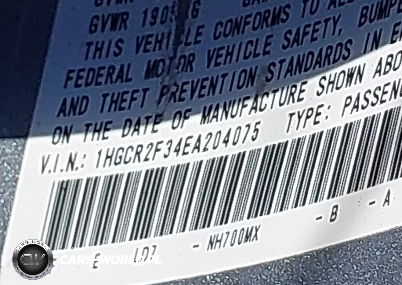 2014 Honda Accord Lx VIN:1HGCR2F34EA204075 - 9