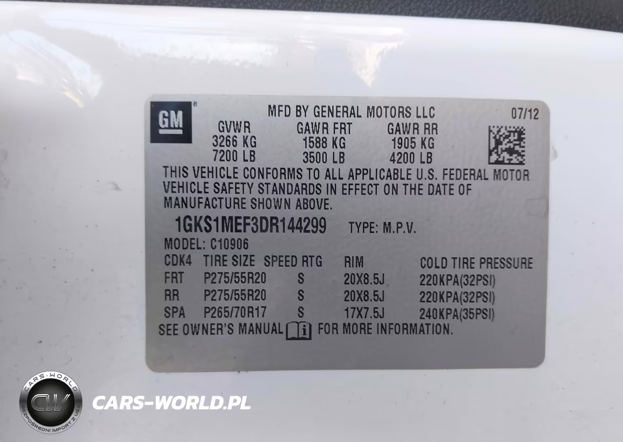 2013 GMC Yukon Xl 1500 Denali VIN:1GKS1MEF3DR144299 - 9