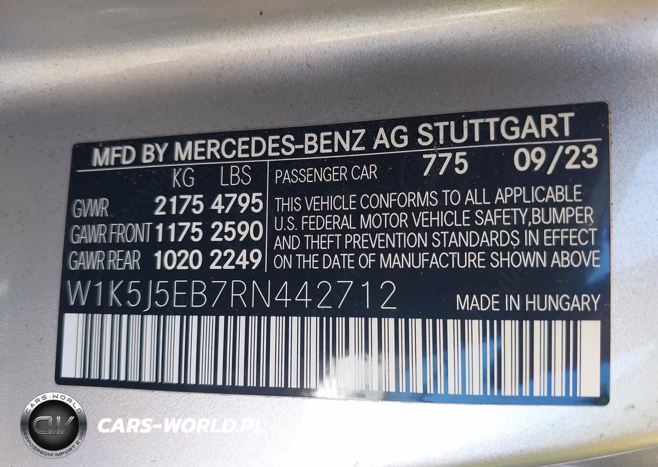 2024 Mercedes-Benz Amg Cla 45 4Matic VIN:W1K5J5EB7RN442712 - 9