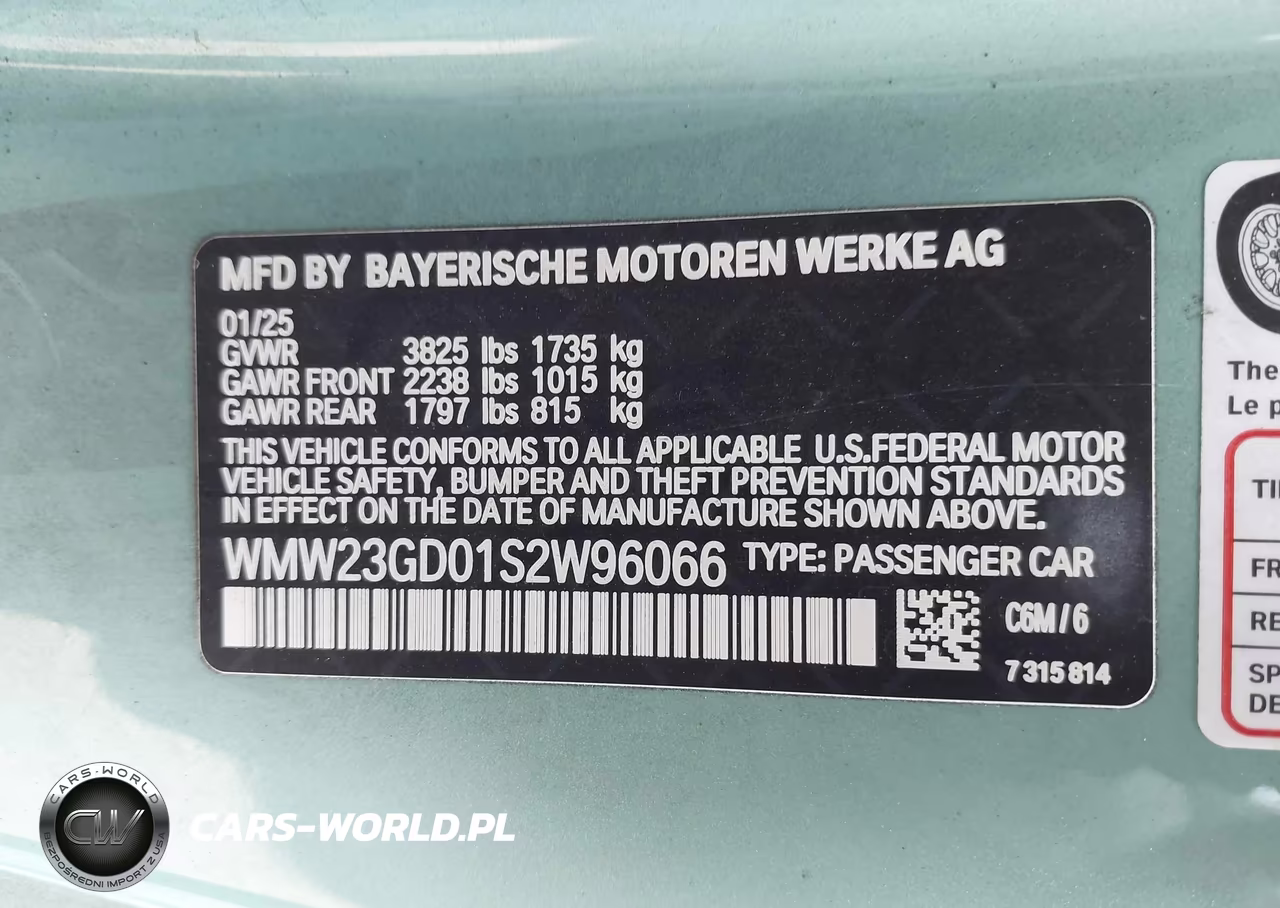 2025 Mini Hardtop Cooper S VIN:WMW23GD01S2W96066 - 9