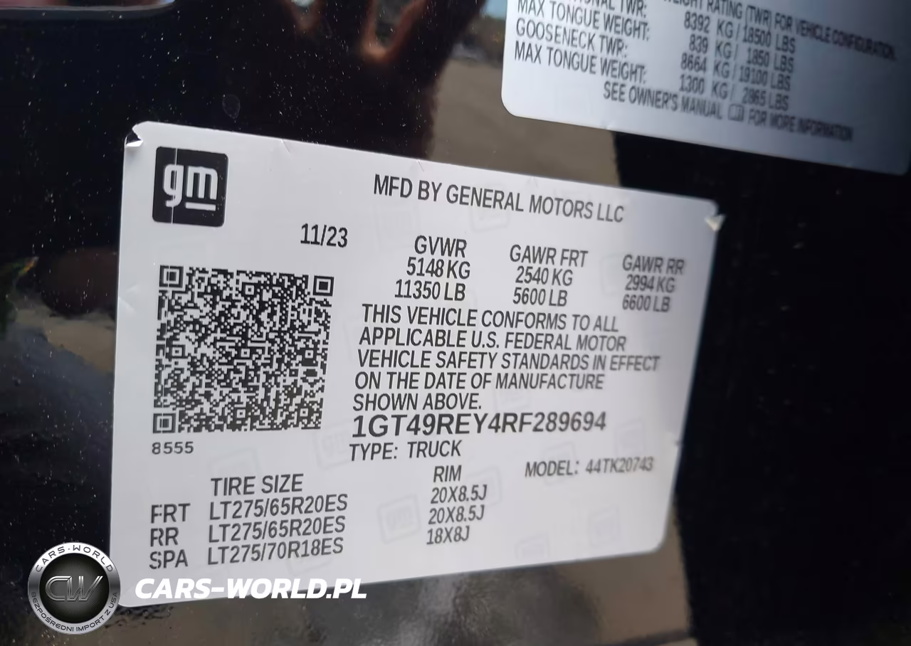 2024 GMC Sierra 2500Hd 4Wd Standard Bed Denali VIN:1GT49REY4RF289694 - 9