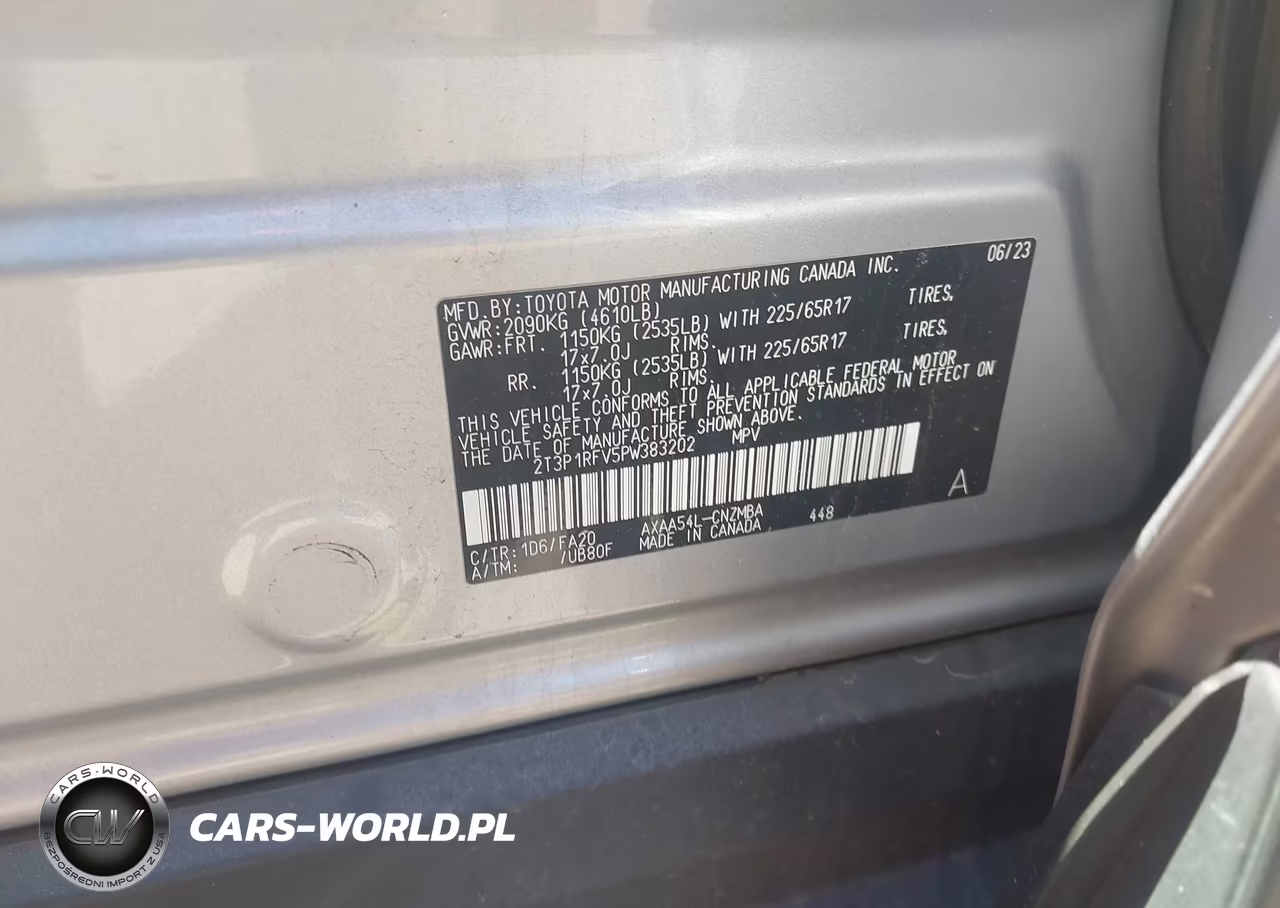 2023 Toyota Rav4 Xle VIN:2T3P1RFV5PW383202 - 9